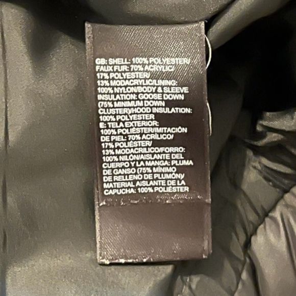 The North Face Women's Size S Gotham Jacket II 550 Down‎ Winter Puffer Black - Picture 4 of 8